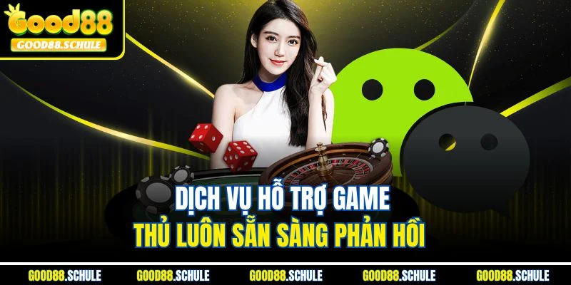 Dịch vụ hỗ trợ game thủ luôn sẵn sàng phản hồi  