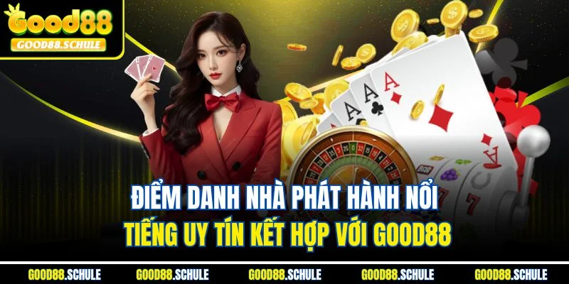 Điểm danh nhà phát hành nổi tiếng uy tín kết hợp với Good88